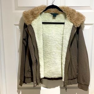 Marc by Marc Jacobs faux fur zip up - vintage